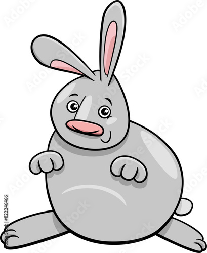 cartoon rabbit or bunny comic animal character