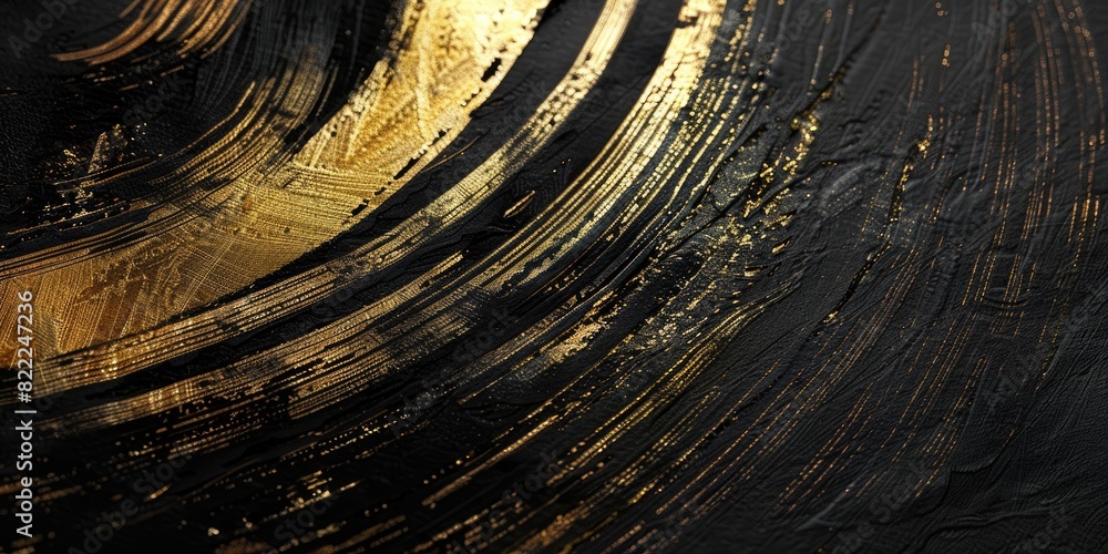 Elegant Black and Gold Artistic Design Elegant Black and Gold Artistic Design
