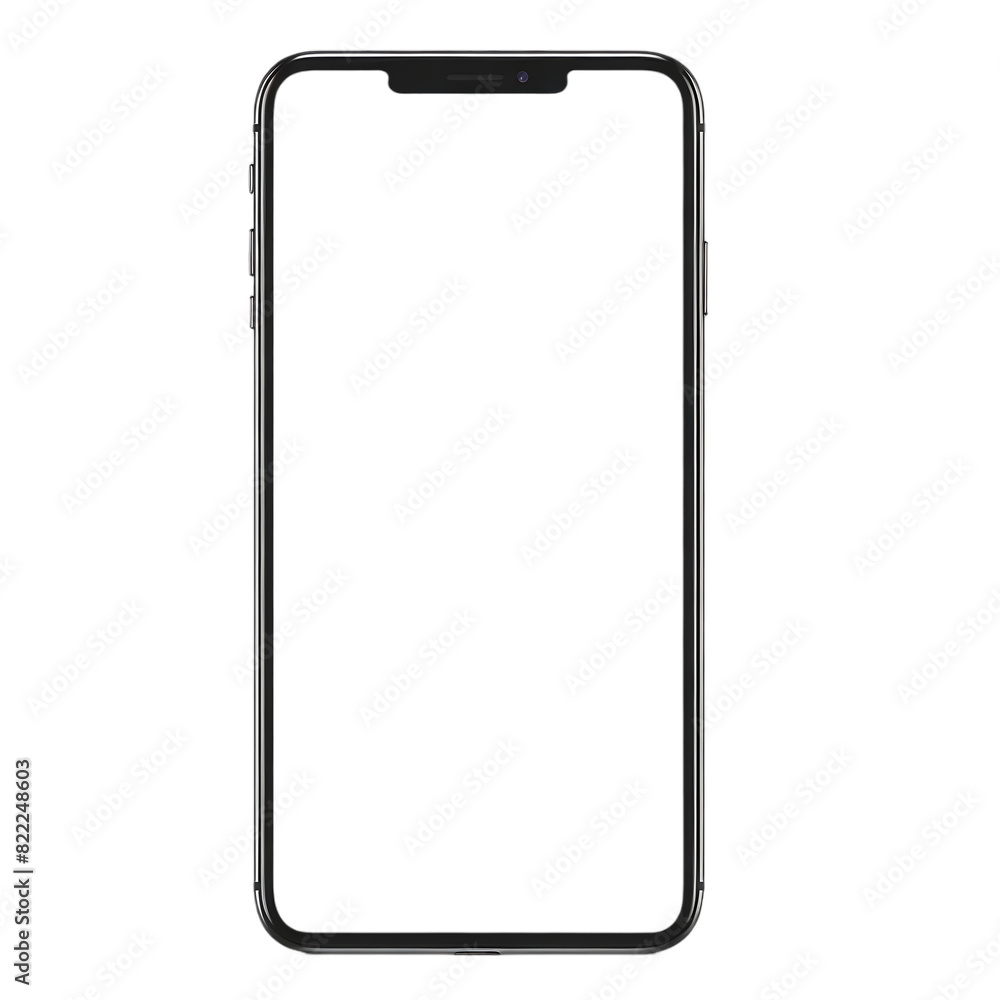 Smart phone mockup, clipping path, transparent background Smart phone mockup, clipping path, transparent background