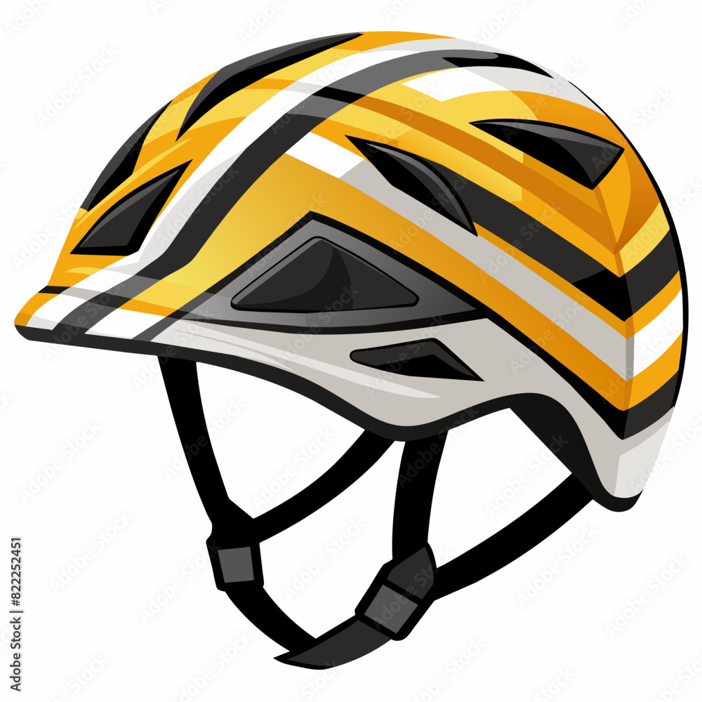 Protective helmet for cyclist vector illustration Protective helmet for cyclist vector illustration