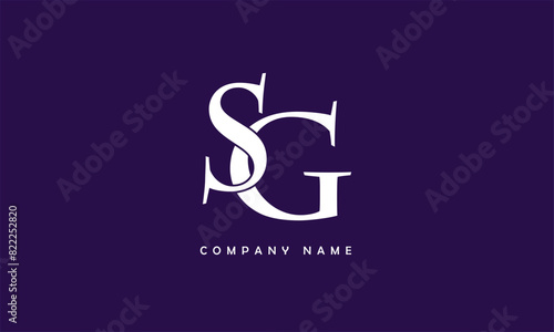 SG  GS  S  G Abstract Letters Logo Monogram