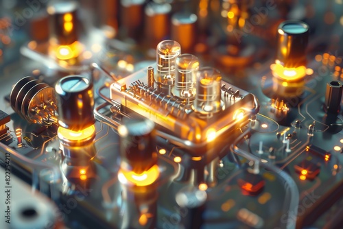 Experimental Gallium Nitride and Silicon Carbide Transistor