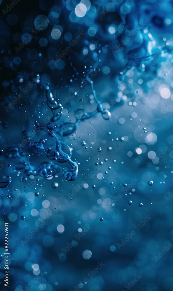 Blue Abstract Particle Streams,Photorealistic HD Blue Abstract Particle Streams,Photorealistic HD