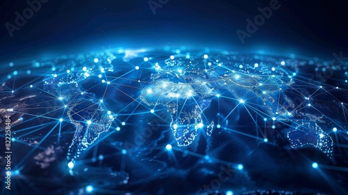 Generate an image representing the global connectivity