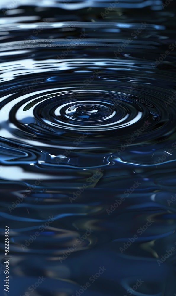 Blue Abstract Ripple Effect,Photorealistic HD Blue Abstract Ripple Effect,Photorealistic HD