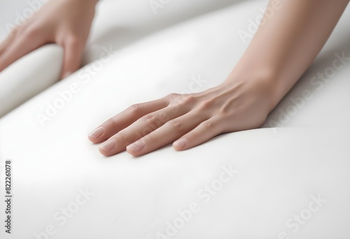 close up of a person holding hands