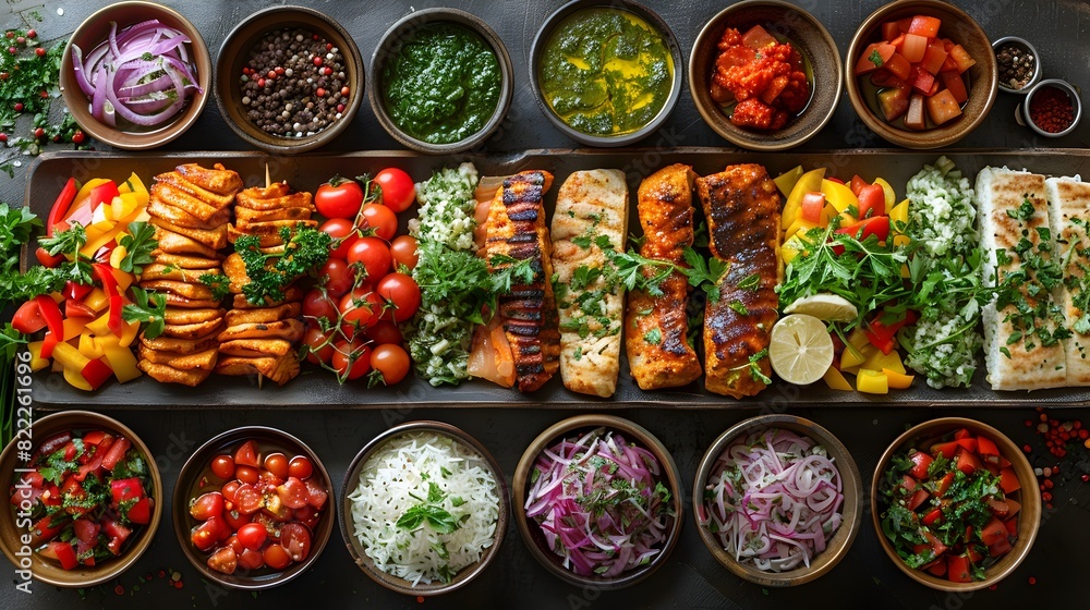 A Vibrant Feast of Exotic Cuisines A Global Gastronomic A Vibrant Feast of Exotic Cuisines A Global Gastronomic