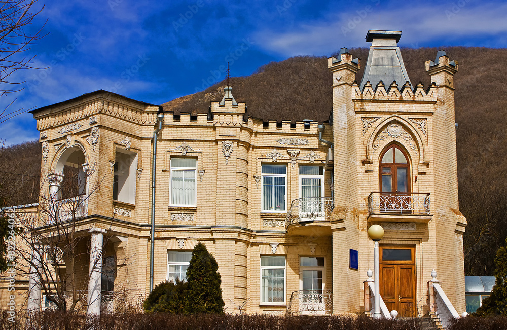 Fototapeta premium Old building in the resort city,Northern Caucasus.
