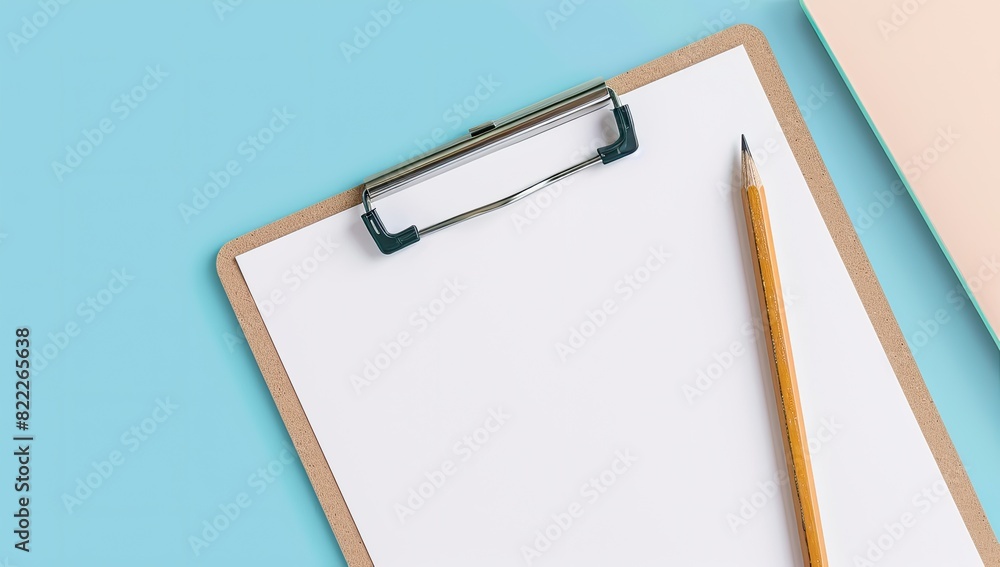 Empty Clipboard and Pen Ready for Notes Empty Clipboard and Pen Ready for Notes