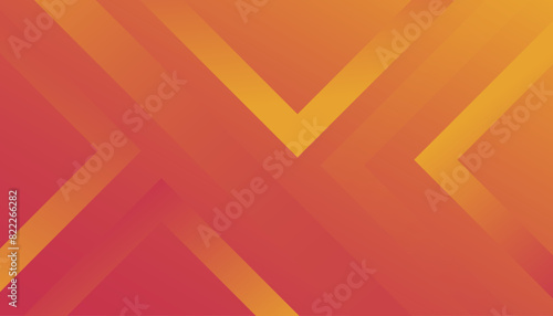 Abstract orange and yellow geometric background. Dynamic shapes composition.  Creative illustration for poster, web, landing, page, cover, EPS 10