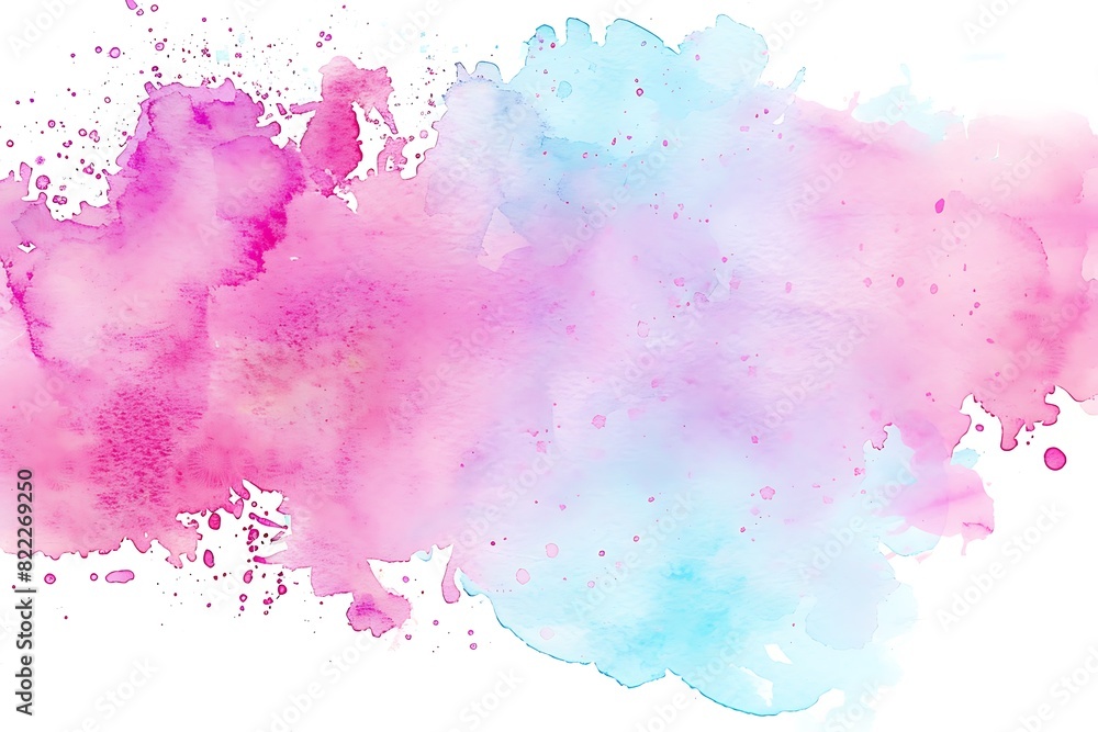 Obraz premium Pastel color dust particle splashing.Colorful powder explosion on white background. 