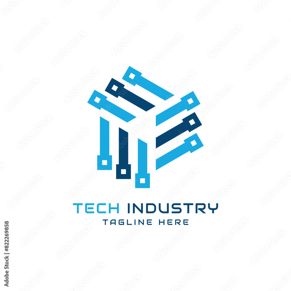Technology Logo design modern minimal concept template Technology Logo design modern minimal concept template