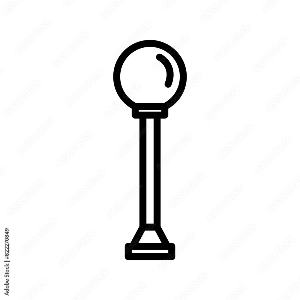 Street light line icon. Lamp icon. Lighting icon isolated on white background. Transparent background, minimalist symbol. Vector images Street light line icon. Lamp icon. Lighting icon isolated on white background. Transparent background, minimalist symbol. Vector images