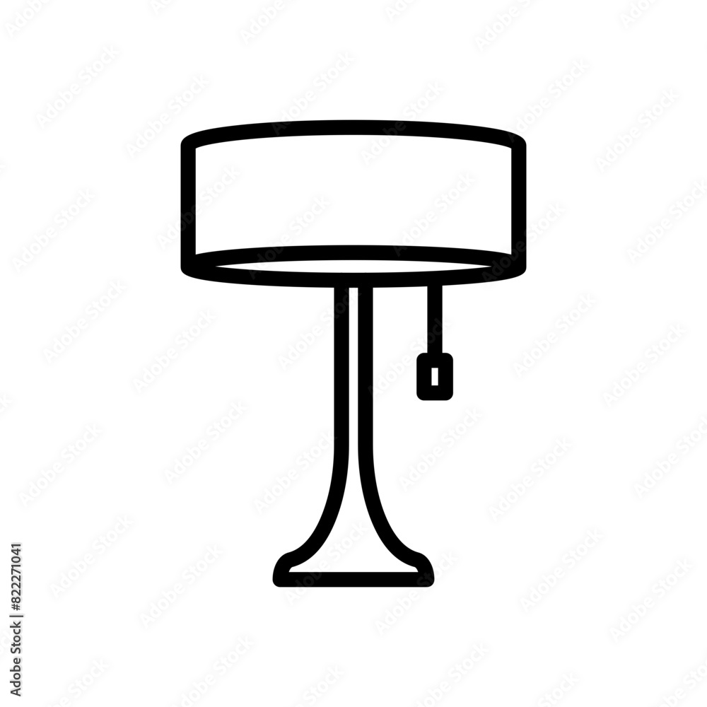 Lamp line icon. Lamp icon. Lighting icon isolated on white background. Transparent background, minimalist symbol. Vector images Lamp line icon. Lamp icon. Lighting icon isolated on white background. Transparent background, minimalist symbol. Vector images