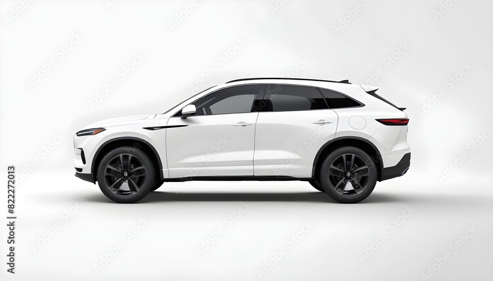 white car on white background white car on white background