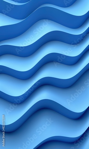 Blue Abstract Tessellation,Photorealistic HD