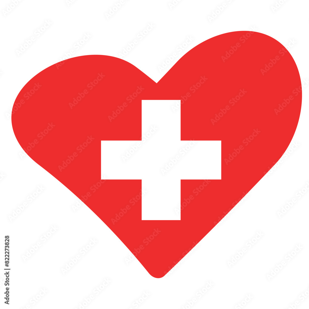 heart and cross heart and cross