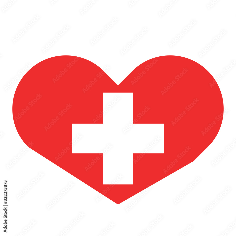 heart and cross heart and cross