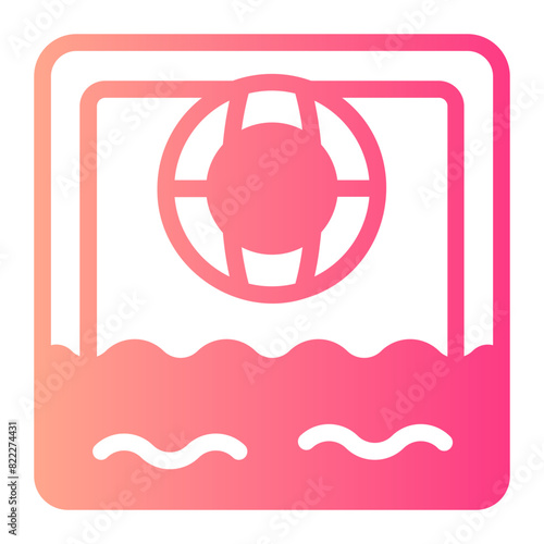 water polo gradient icon