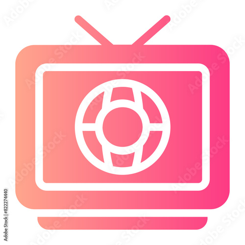 tv gradient icon