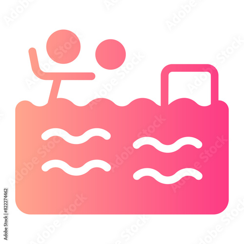 water polo gradient icon