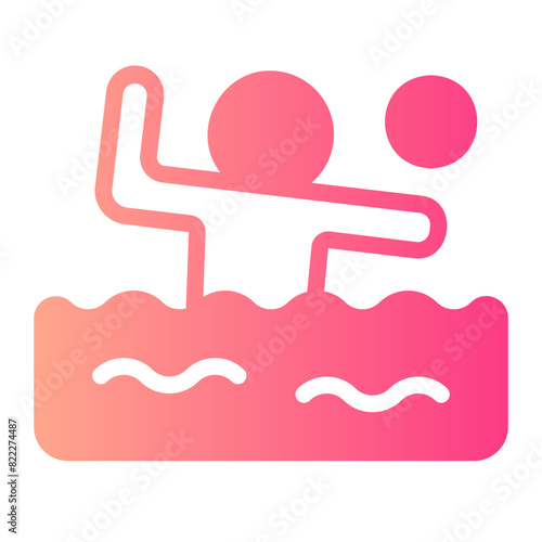 water polo gradient icon