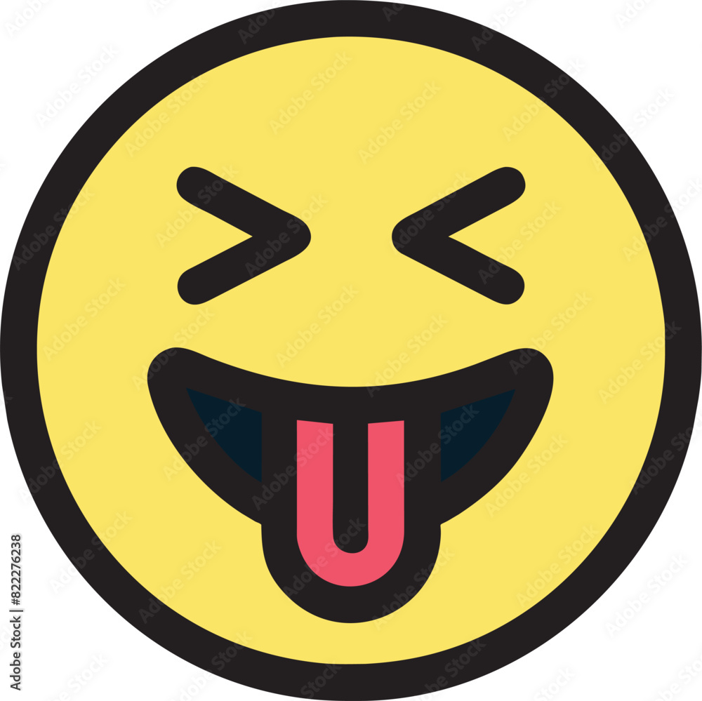 tongue out emoji, icon tongue out emoji, icon