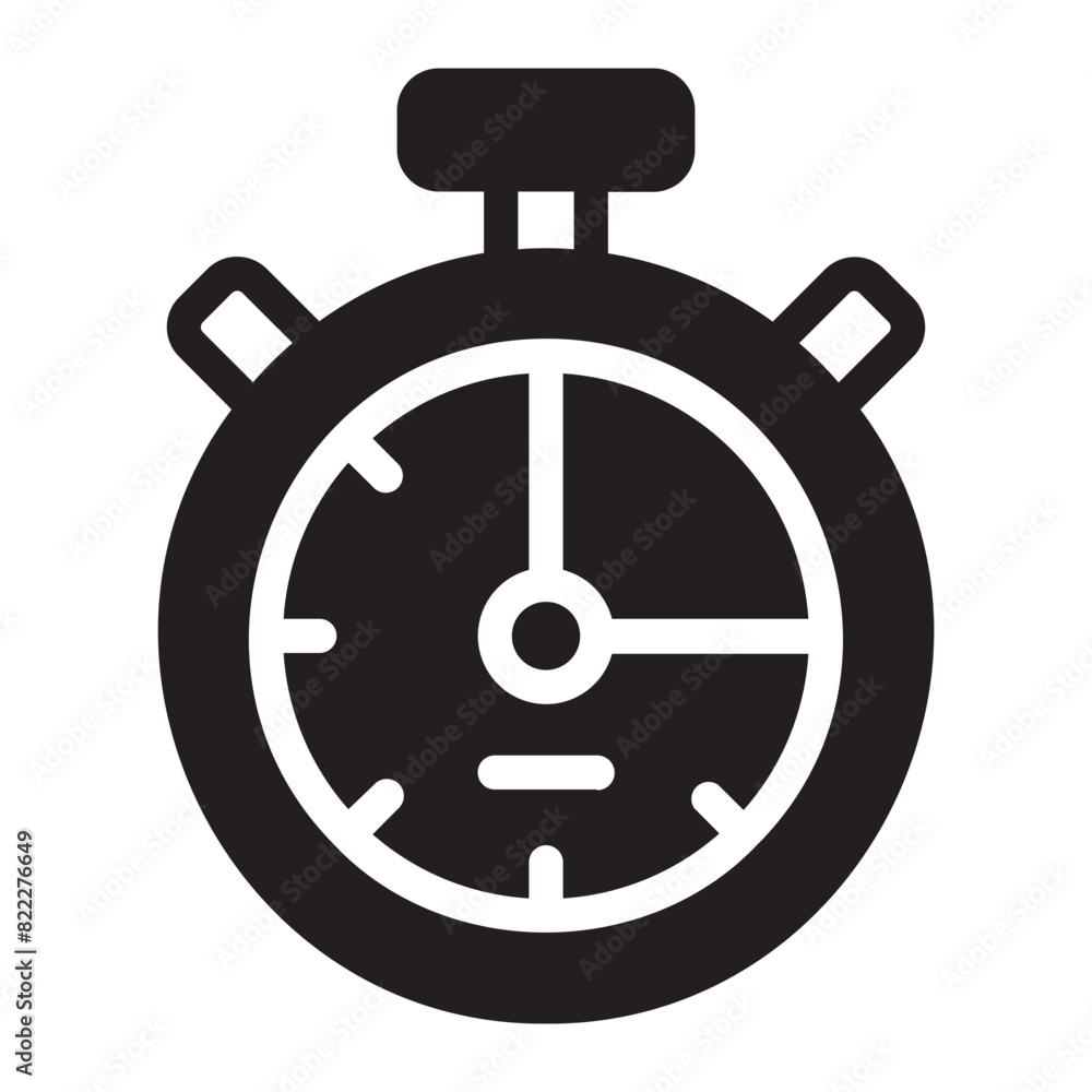 stopwatch glyph icon stopwatch glyph icon