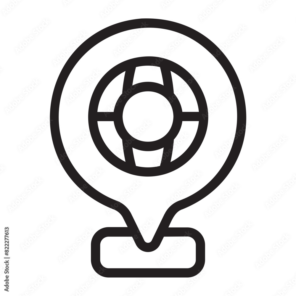 location line icon location line icon