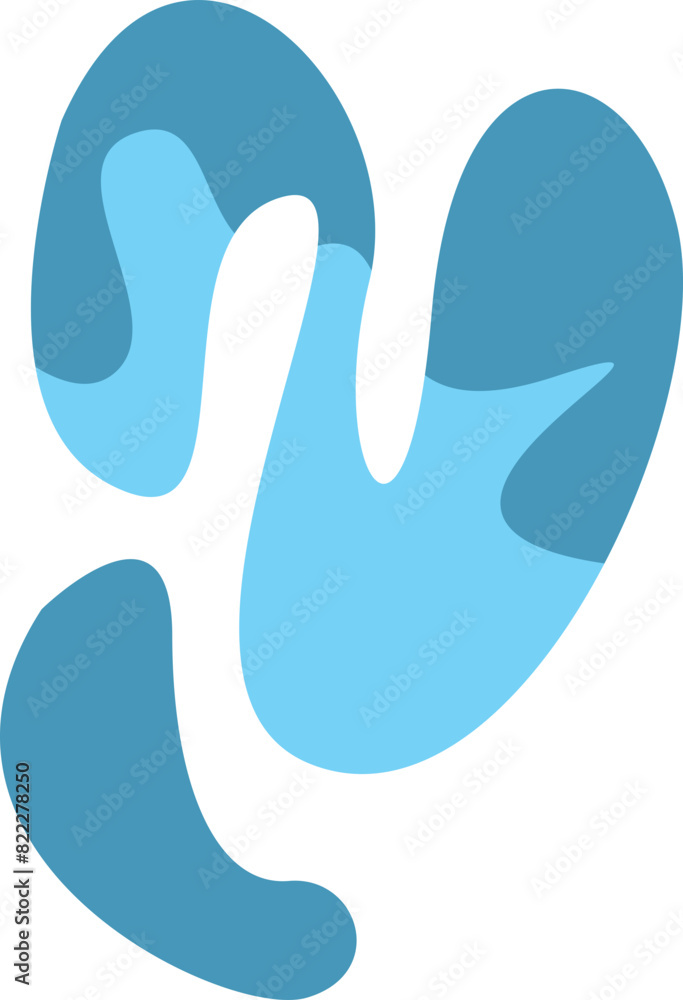 Abstract Liquid Splash Element Abstract Liquid Splash Element