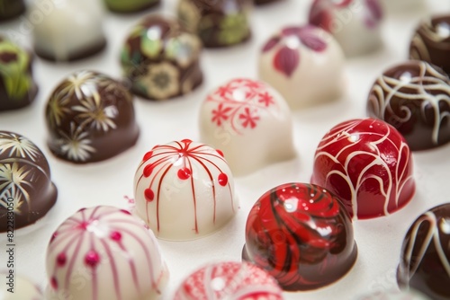 Artistic Hand-Painted Luxury Chocolates: Gourmet Dessert Customization for Special Occasions