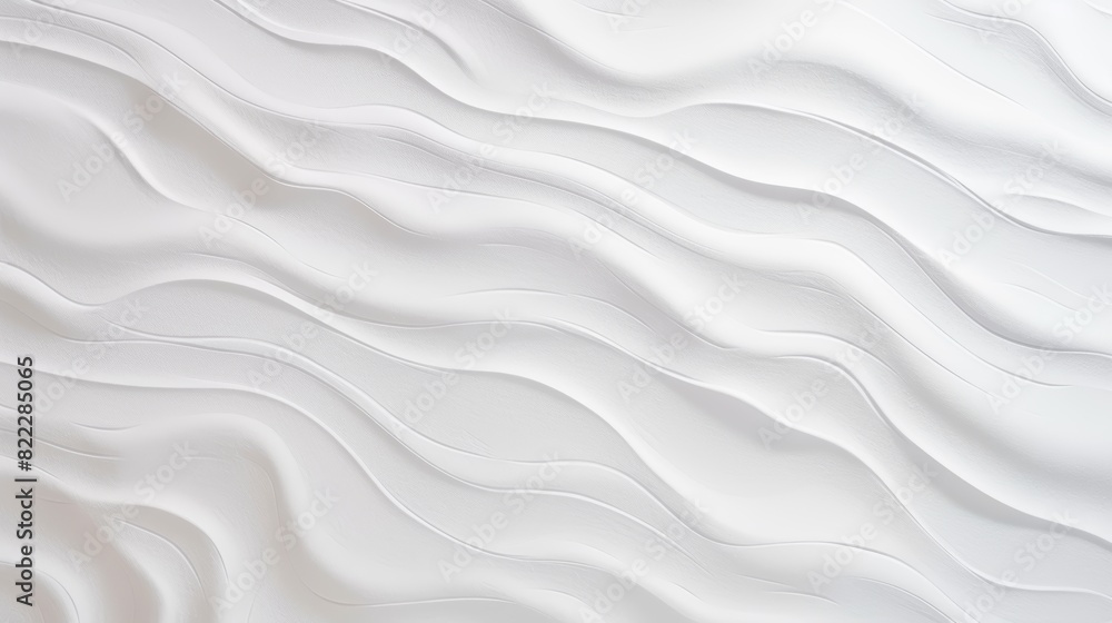 White seamless wavy pattern. Soft waves. White seamless wavy pattern. Soft waves.
