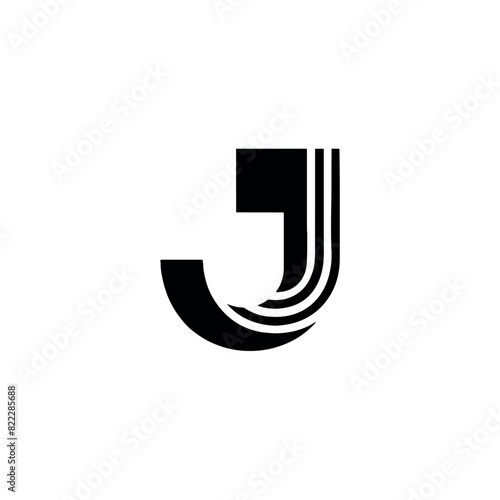  J dummy vector logo design v3
