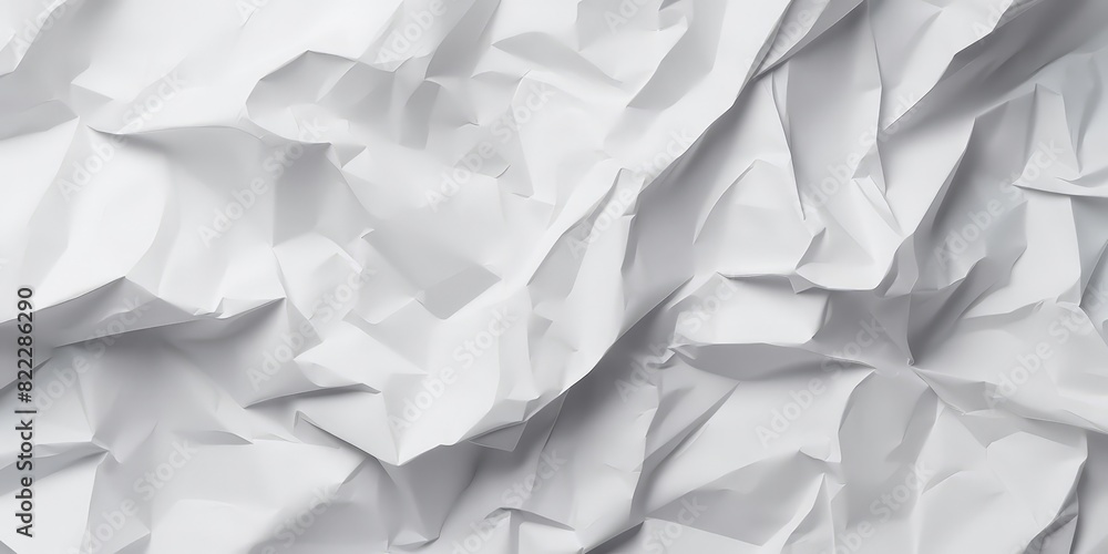 Fototapeta premium white crumpled paper texture background , wet paper texture, handmade paper