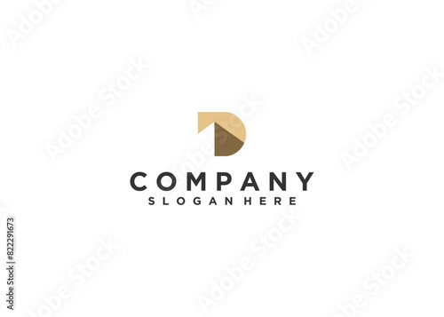 Free Download Initial letter D with building logo. Usable for business real estate and construction - GFXLoad