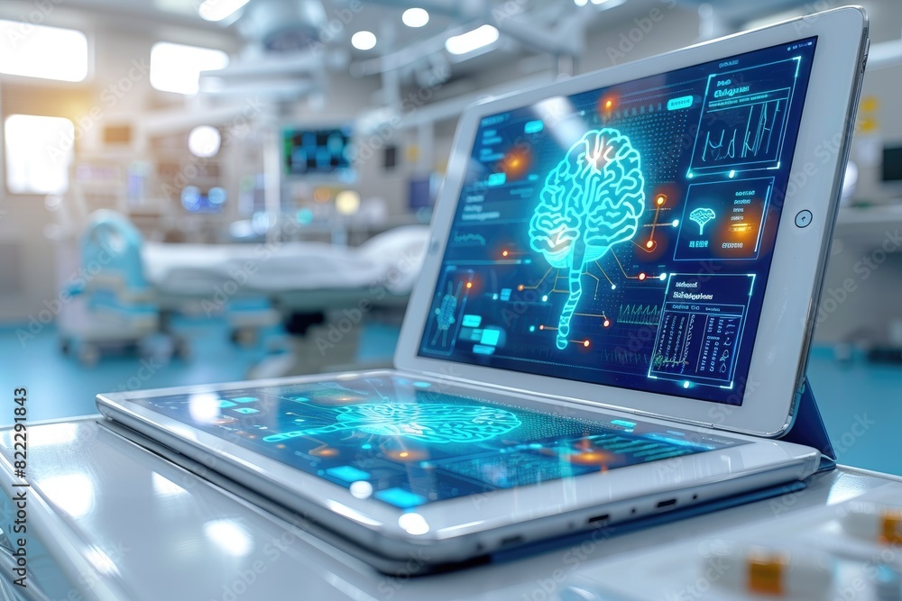 research laboratory displays a holographic brain professional photography research laboratory displays a holographic brain professional photography