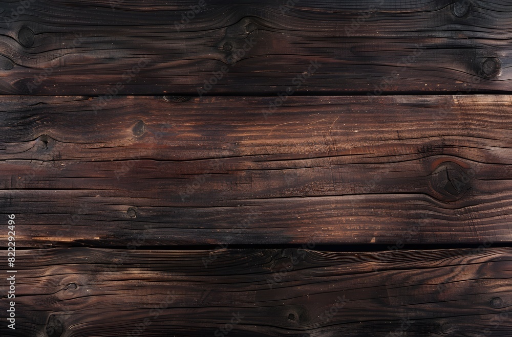 Naklejka premium Vintage Brown Wood Texture with Natural Patterns