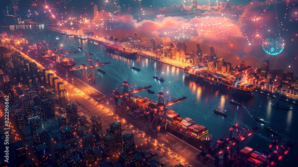 Obraz premium Global Trade