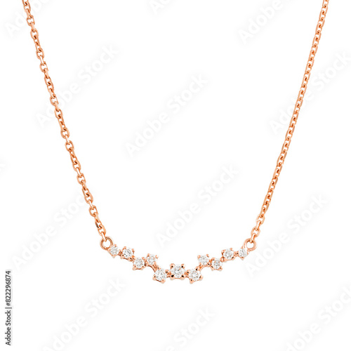 necklace isolated on white