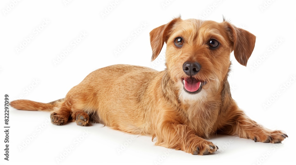 purebred Dachshund dog isolated over white background purebred Dachshund dog isolated over white background