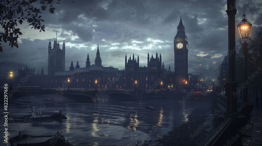 Fototapeta premium houses of parliament