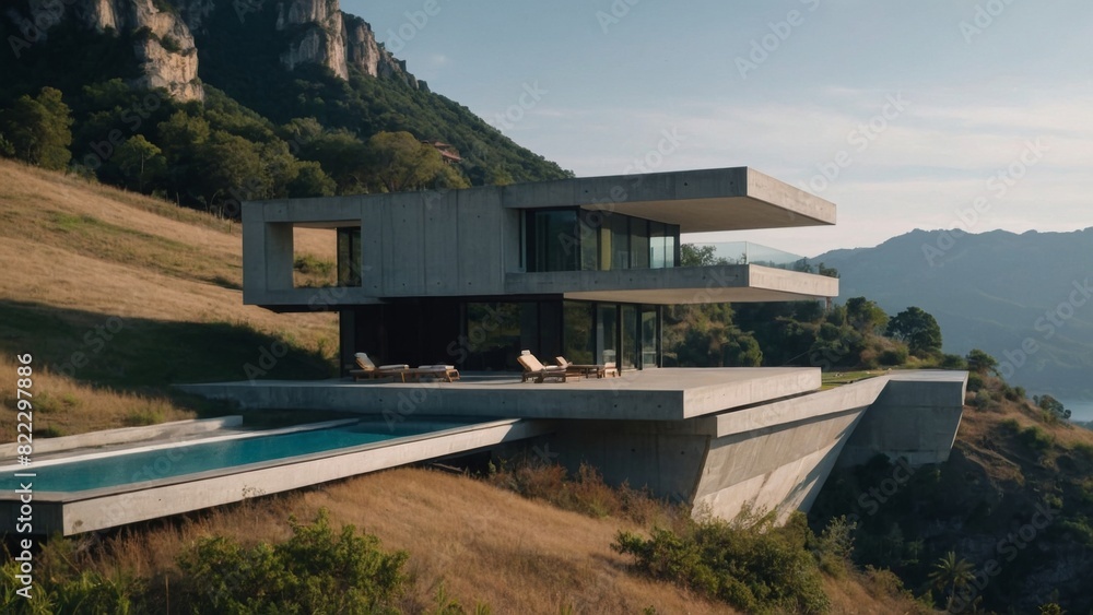 modern minimalist concrete villa beside the cliff modern minimalist concrete villa beside the cliff