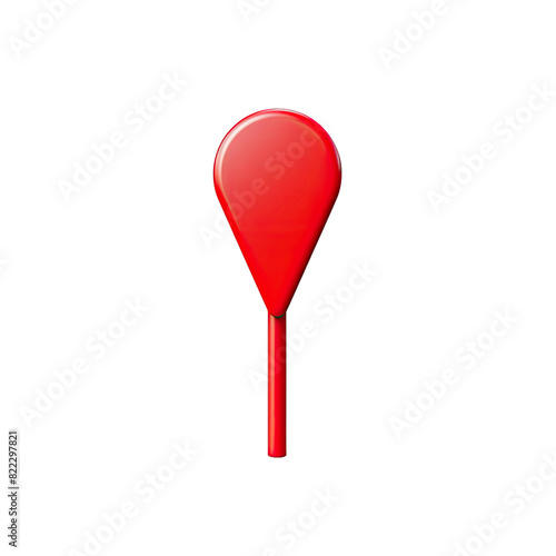 Red pin point. map address location pointer symbol isolated on white background © Ferdous