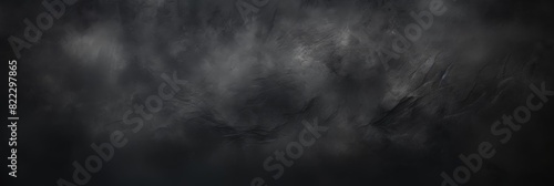  Black background   asphalt texture with grainy surface. Black empty space for design or banner template. Dark grunge backdrop dark gray rough grainy stone or sand plaster texture 