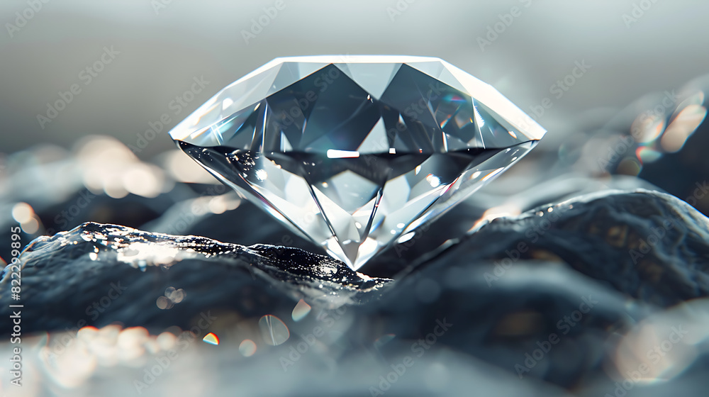 Diamond is a valuable mineral used as a raw material for making exquisite jewelry Diamond is a valuable mineral used as a raw material for making exquisite jewelry