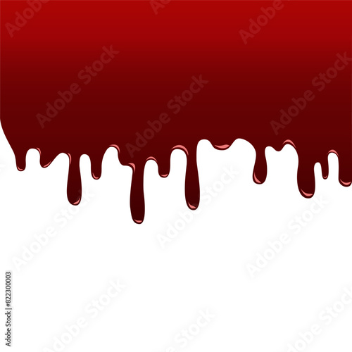 Blood dripping vector design on a white background