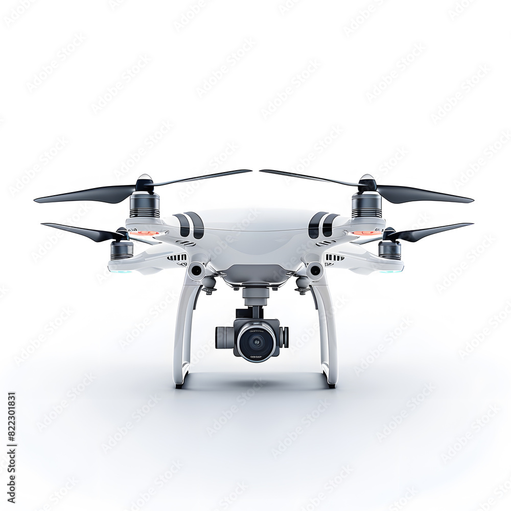 Drone isolated on white background