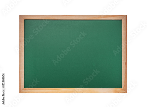 School chalk board isolated on white background.