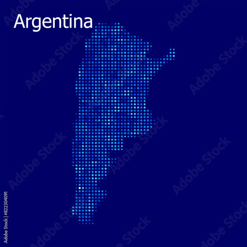 argentina dotted map1