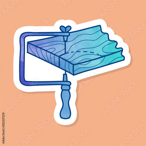 Jeweler adjustable saw color sticker